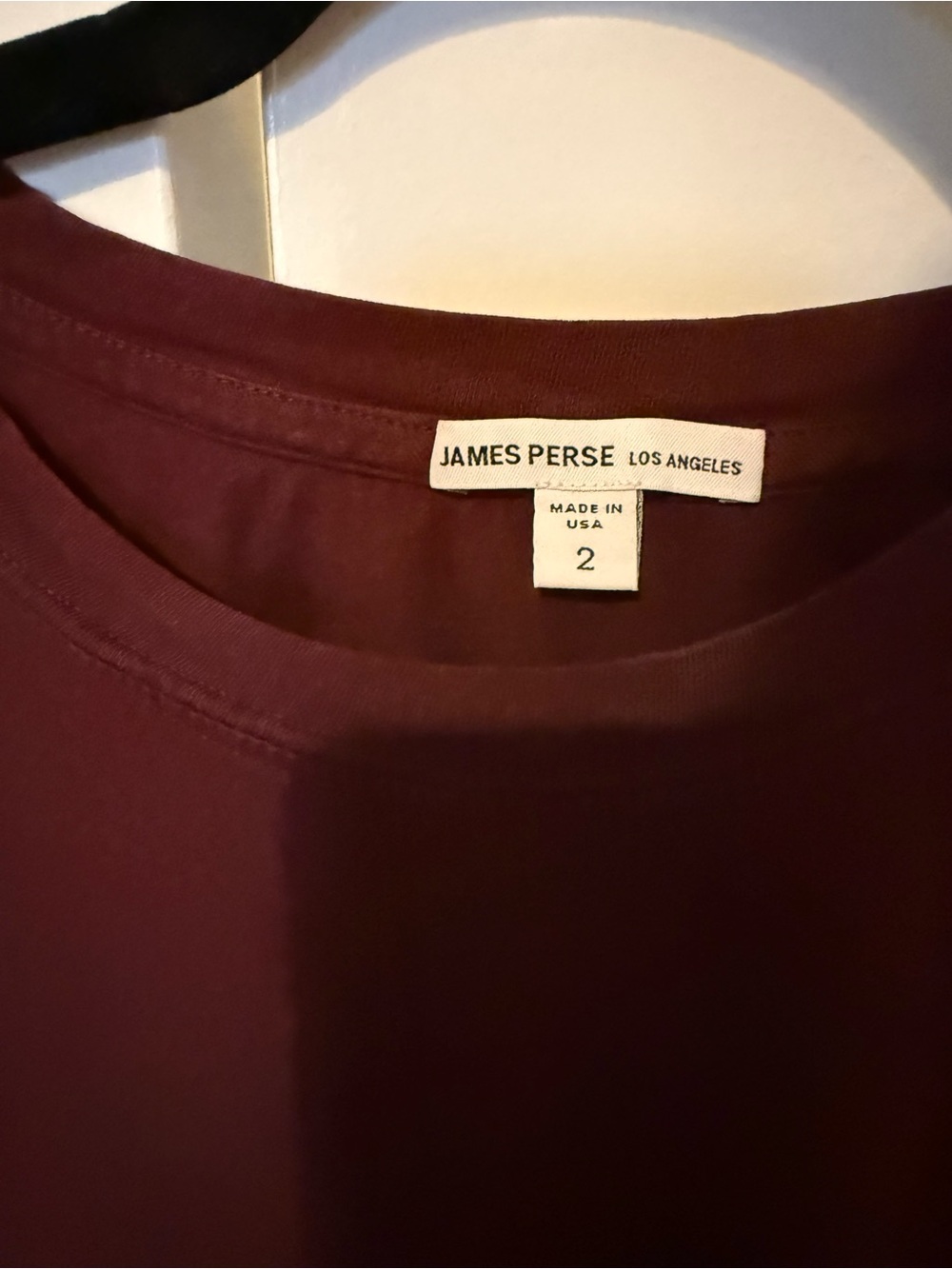 James Perse Crewneck Short Sleeve Tee - Picture 3 of 3